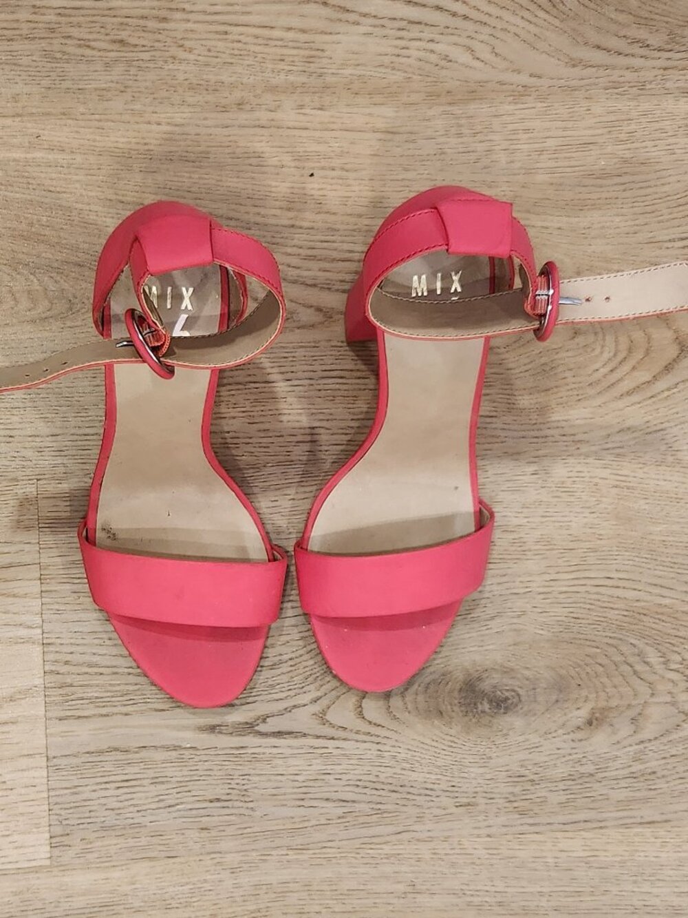 Strappy Pink Sandals size 8